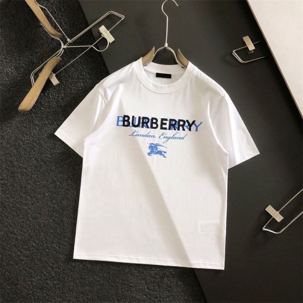 Burberry バーバリーブランドtシャツ上着カジュアル韓国 パチモン tシャツ20代 30代40代tシャツ 激安パロディ大人の上質Tシャツ S - 3XL