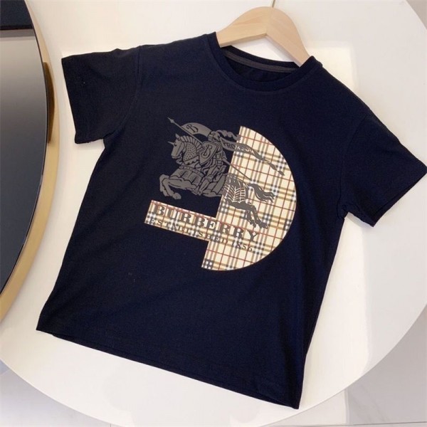 Burberry バーバリー夏tシャツ 子供服 ブランドかわいいブランドキッズのtシャツ高品質ブランド 服 コピー 激安屋20代 30代40代tシャツ 激安パロディ男女兼用100 - 160cm