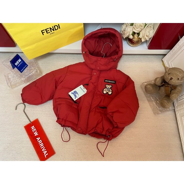 Burberry バーバリーブランド子供服 男の子 ダウンジャケット 110~170cm 冬 コート フード付き ダウン キッズ ダウンコート 長袖 女の子 アウター 上着 防寒服 暖かい 保温 軽量 防水 動物 花柄 可愛い おしゃれ 赤ちゃん 服 お出かけ プレゼント ベビーコート