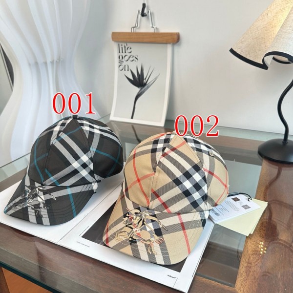 Burberry バーバリーハイブランド帽子 レディース メンズ ベースボールキャップ 野球帽 つば広 刺繍 欧米風 日よけ 男女兼用 涼しい アウトドア 父の日ギフト 登山、釣り、ゴルフに最適