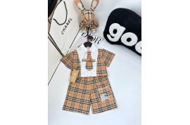 バーバリーキッズ服セットアップ LVビキニ水着 セリーヌ夏ニットベスト