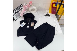 バーバリーキッズ服セットアップ ルイヴィトンスウェットパーカー 高品質