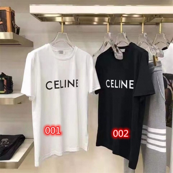 CELINE セリーヌtシャツハイブランド夏ハイブランド半袖tシャツ男女兼用20代 30代40代tシャツ 激安パロディtシャツ ユニセック ブランド