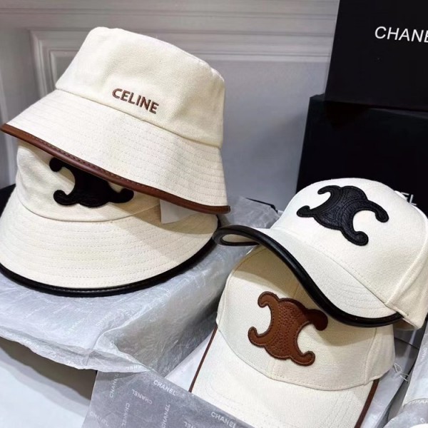 CELINE セリーヌブランド野球帽レディースハイブランドハンチング帽子メンズブランドバケットハット女性ニットハットブランド保温