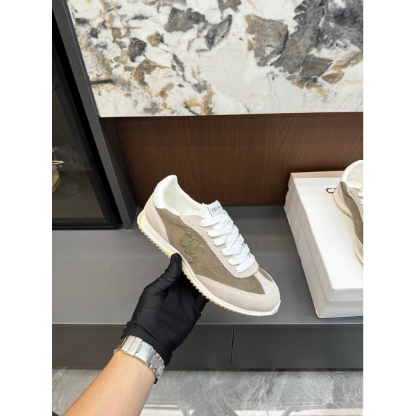 CELINE セリーヌブランドカジュアルシューズレディース スニーカー おしゃれ靴 軽量 クッション性 抗菌 防臭 美脚 カジュアル 225¬250cm デイリー スポーツ ウォーキングレディース ローカット スニーカー