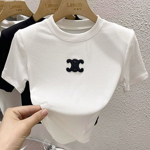 CELINE セリーヌハイブランドキッズ半袖Tシャツ 子供 半袖 丸首 速乾 高通気 抗菌防臭 柔らかい グラフィックプリント ショートスリーブTシャツ 上着 トップス 90-160CM