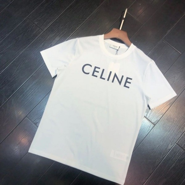 CELINE セリーヌ ブランドtシャツ高品質 韓国 パチモン tシャツ ブランド 服 コピー 激安屋 プリントＴシャツ 上着 トップス 大人の上質Tシャツ オーバーサイズS-5XL
