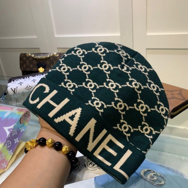 ハイブランドシャネルニット帽子キャップコピーCHANEL ソフト柔らかいニット製 防寒 快適ハット帽子 高品質 あったかい秋冬ハット通勤 通学 バイク自転車