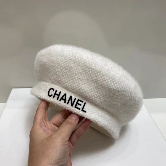 CHANEL ベレー帽ブランドコピーシャネル 優雅 大人っぽい ベレー帽レディース 帽子 キャップ フェルト シンプル ガーリーベレー帽