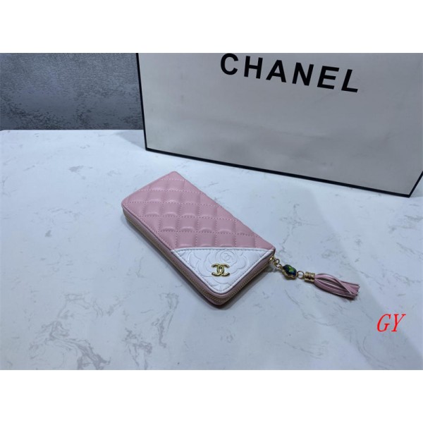 シャネルブランド長財布 おしゃれ ファスナータイプ 財布 CHANEL カメリア柄 定番 菱格レザー 手持ちバッグ 金具ロゴ付き 収納 大容量ウォレット レディース通販 