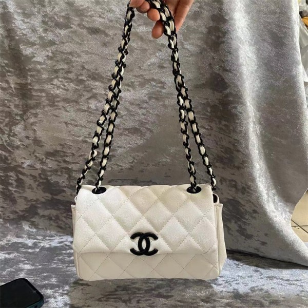 シャネル ブランドショルダーバッグ おしゃれ 高品質 斜め掛けバッグ カバン 定番 菱格レザーChanel チェーンバッグ 女 通勤