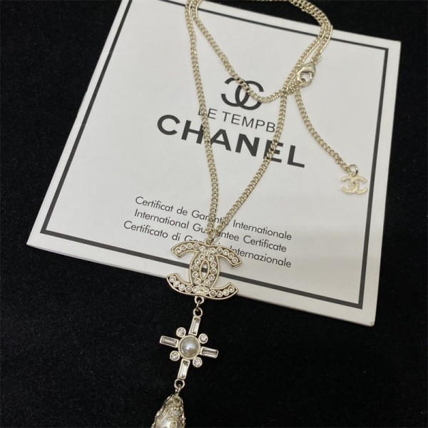 シャネル ピアスハイブランドCHANEL ネックレス レディース エレガント 真珠付きジュエリー キラキラ お洒落 上品 アクセサリー 飾り プレゼント 誕生日