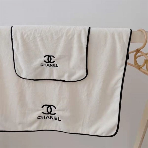 ハイブランドシャネル タオル バスタオル 2点セット CHANEL 毛抜けない 超吸水 バスタオル 厚手 肌触りがよい タオル 洗顔用 シャワー用 男女兼用人気