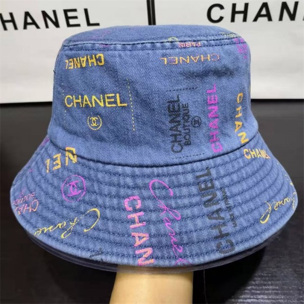 シャネルブランドバケットハット レディース 春夏 Chanel 漁師の帽子 おしゃれ 高品質 ハット 帽子 紫外線カット 日よけ帽子 山登り 釣り アウトドア