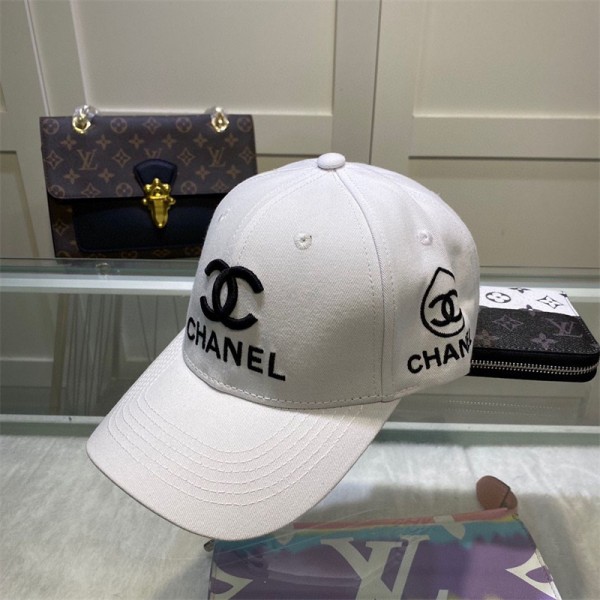 シャネルブランド野球帽 CHANEL シンプル 高品質 キャップ ハット レディースメンズ人気 帽子 日焼け止め カジュアル ハット