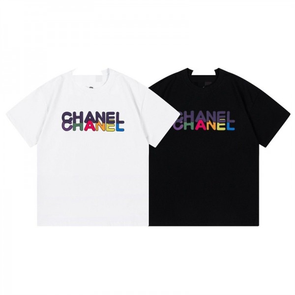 シャネルブランド tシャツ CHANEL 夏 レディースメンズ tシャツ オーバーサイズ ゆったり 半袖 tシャツ 男女 カップルオススメ