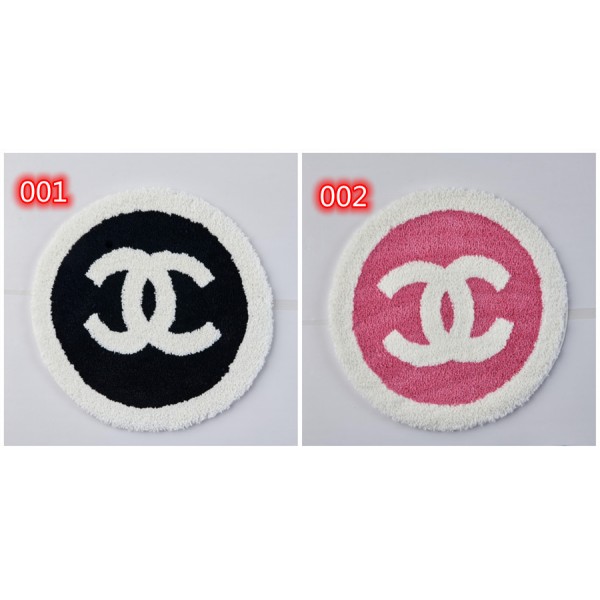 シャネル CHANEL ブランドマウスパッド 円型 マウスパッド 耐水性 清潔しやすい 滑り止め ゴムベースデスクマット 仕事 ゲーム オフィス ホーム用