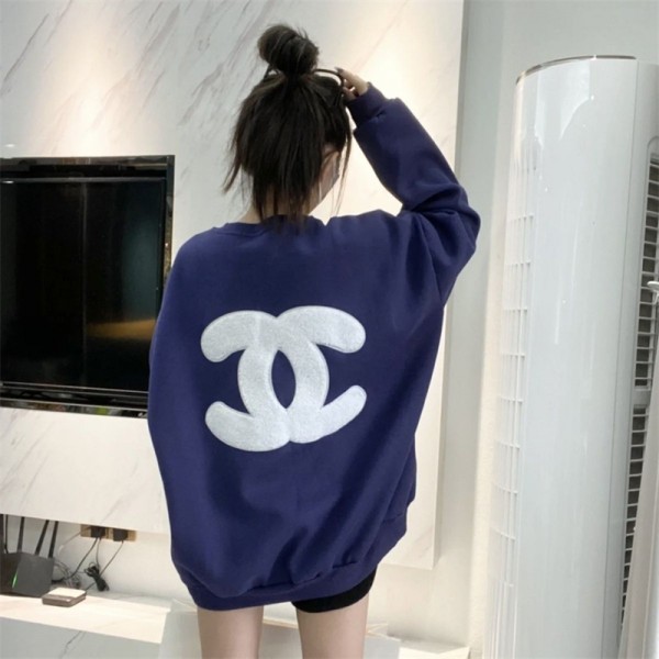 Chanel シャネルレディースメンズプルオーバーブランドハイブランド秋冬服パーカースウェット偽物 男女兼用 トレーナースウェットパーカー