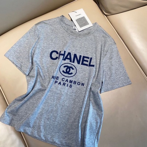 Chanel シャネルtシャツハイブランド夏ブランド半袖tシャツブランドtシャツオーバーサイズブランド 服 コピー 激安屋