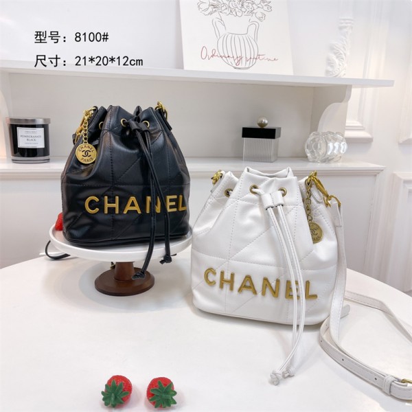 Chanel シャネルハイブランドバケットバッグ ショルダー レディース 斜め掛け ハンド 通勤 大容量 手提げバッグ PU 撥水加工 シンプル カジュアル 人気 お出かけ 軽量 ギフト 女性用