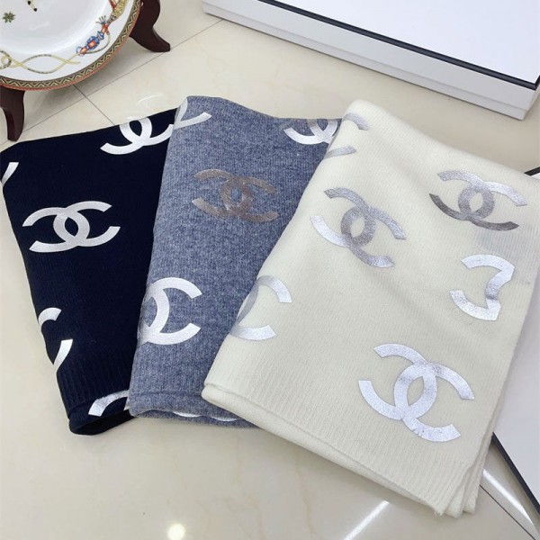 Chanel シャネルブランドパロディ ストール 激安春秋 スカーフ ファッション 使い心地よいレディース向け高品質ケープ 防寒マフラー肌に優しい ブランドショール