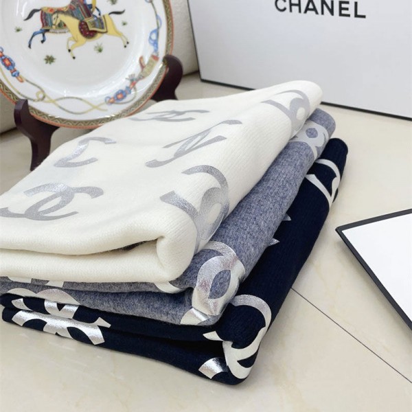Chanel シャネルブランドパロディ ストール 激安春秋 スカーフ ファッション 使い心地よいレディース向け高品質ケープ 防寒マフラー肌に優しい ブランドショール