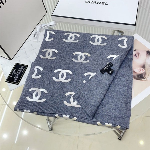 Chanel シャネルブランドパロディ ストール 激安春秋 スカーフ ファッション 使い心地よいレディース向け高品質ケープ 防寒マフラー肌に優しい ブランドショール