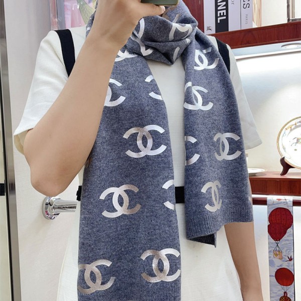 Chanel シャネルブランドパロディ ストール 激安春秋 スカーフ ファッション 使い心地よいレディース向け高品質ケープ 防寒マフラー肌に優しい ブランドショール