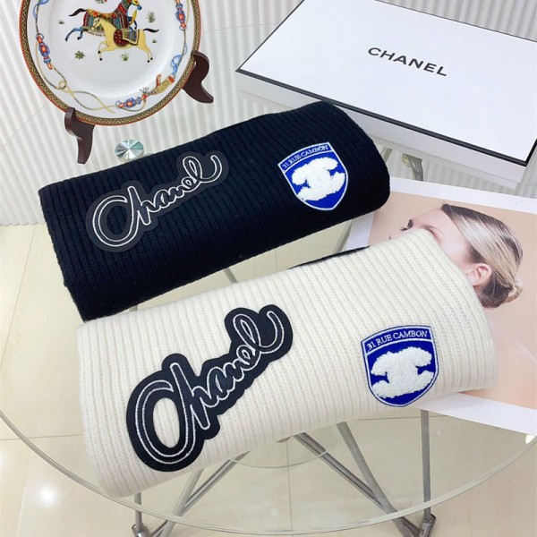 Chanel シャネルハイブランドマフラー 冬 レディース ニットマフラー ストール ネックウォーマー スヌード 防寒 暖かい マフラー 大判 厚手 保温 秋冬 男女兼用 カジュアル 通勤 通学 プレゼント