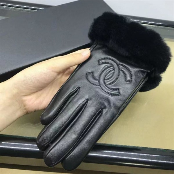 Chanel ブランド 手袋 レディース 防寒 スマホ操作対応 秋冬 暖かい てぶくろ シャネル グローブ 女性冬用手袋 可愛い 裏起毛 手袋 自転車 バイク アウトドア 通勤通学 旅行手袋 誕生日 クリスマス プレセント 冬小物