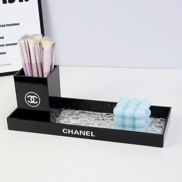 シャネル 収納ボックス 積み重ね可能 引き出し Chanel ブランド卓上収納 メイクボックス 防塵 防水 コスメ収納 小物/化粧品入れ レディース 女の子のギフト プレゼント 多層 小物デスクトップ収納