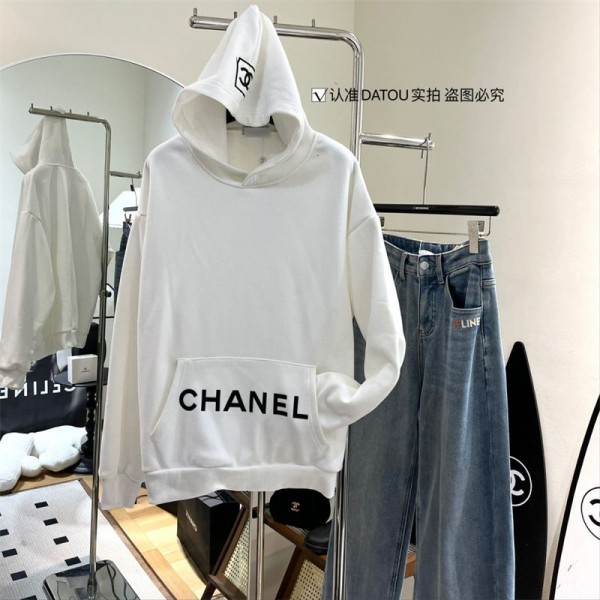 Chanel シャネルブランドパーカー コピーハイブランドプルオーバーパーカー偽物スウェットハイブランド秋冬スウェット偽物 男女兼用