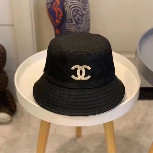Chanel バケットハット シャネル レディース 帽子 圧倒的な小顔効果 美シルエット 春秋夏 UVカット 柔らかい レディースハット 無刺繍ハット 日焼け帽子
