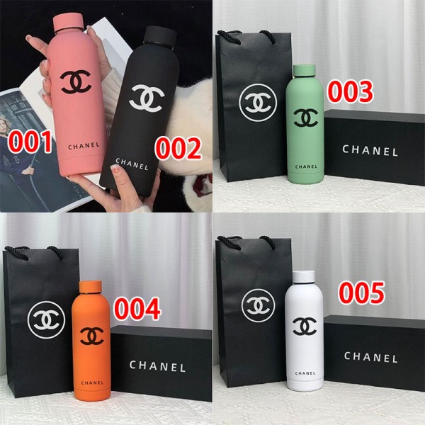 ブランド Chanel 水筒 真空断熱ケータイマグ シャネル 水筒 大容量 スモークブラック 飲み口外せてお手入れ簡単 軽量タイプ ワンタッチオープン ステンレス ボトル 保温保冷