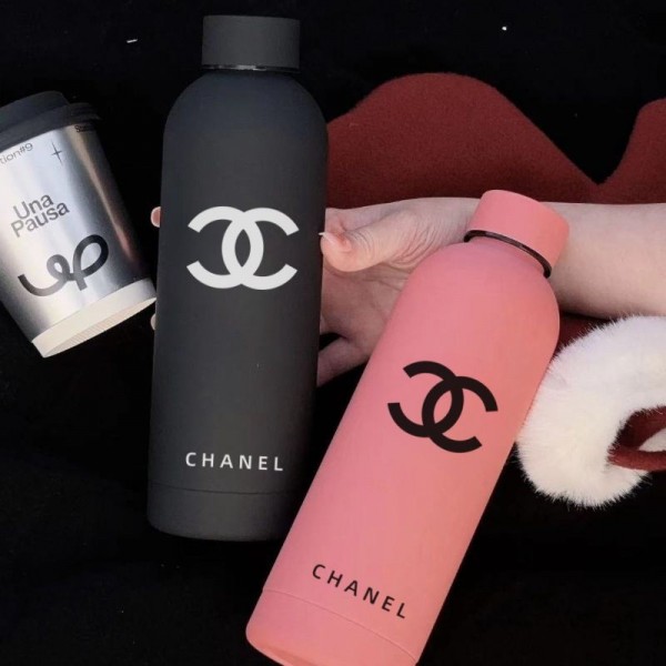 ブランド Chanel 水筒 真空断熱ケータイマグ シャネル 水筒 大容量 スモークブラック 飲み口外せてお手入れ簡単 軽量タイプ ワンタッチオープン ステンレス ボトル 保温保冷
