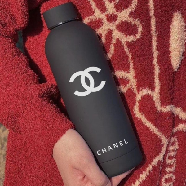 ブランド Chanel 水筒 真空断熱ケータイマグ シャネル 水筒 大容量 スモークブラック 飲み口外せてお手入れ簡単 軽量タイプ ワンタッチオープン ステンレス ボトル 保温保冷