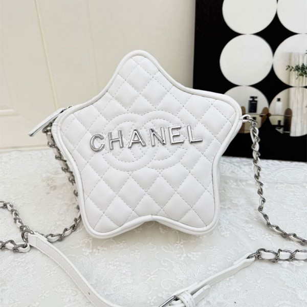 Chanel シャネル斜め掛けカバンハイブランドスター ショルダー バッグ 財布 ハンドバッグ ティーン 財布 スター バック 女性 バッグ スター クロスボディ バッグ バッグ ガールズ 財布 Ykk バッグ ガールズ クロス