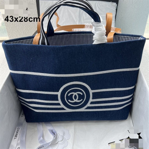 Chanel シャネルブランドデニムバッグ ハンドバッグ トートバッグ ミニトート レディース 軽量 軽い 自立 デニム おしゃれ かわいい 