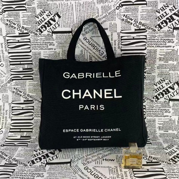 Chanel シャネルハイブランドルイヴィトンキャンバスバッグ フォンダシオン ルイヴィトン キャンバス トートバッグ ブラック ハンドバッグ
