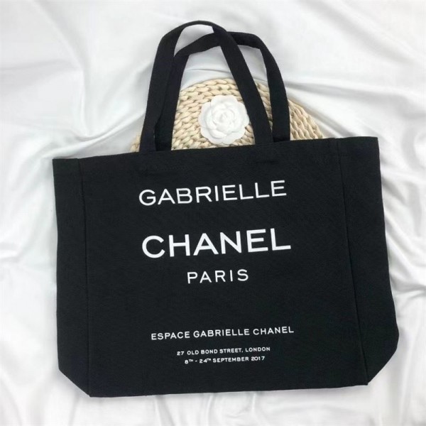 Chanel シャネルハイブランドルイヴィトンキャンバスバッグ フォンダシオン ルイヴィトン キャンバス トートバッグ ブラック ハンドバッグ