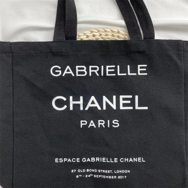 Chanel シャネルハイブランドルイヴィトンキャンバスバッグ フォンダシオン ルイヴィトン キャンバス トートバッグ ブラック ハンドバッグ