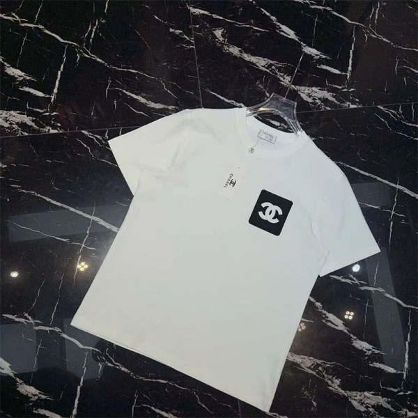 Chanel シャネルブランドtシャツカットソー コピーブランドtシャツオーバーサイズ韓国 パチモン tシャツ20代 30代40代tシャツ 激安パロディS - 5XL