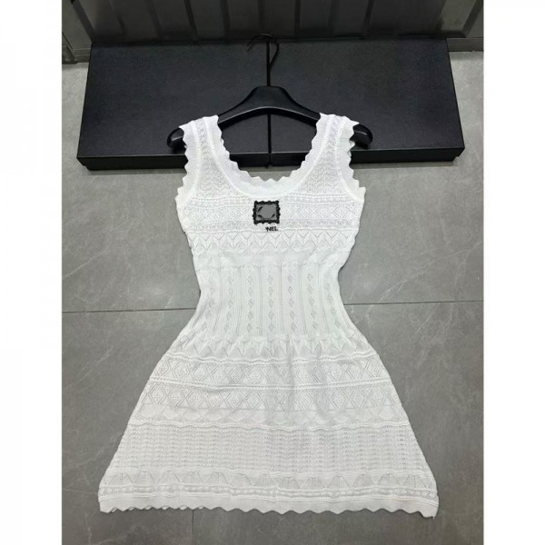 Chanel シャネルブランド キャミワンピース インナーワンピース 重ね着 タンクワンピース ロングワンピース S - L キャミソール ロングタンクトップ 部屋着 ハーフスリップ ロングスリップ 四季適用