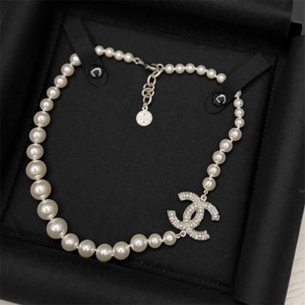 シャネルパールネックレス ココマーク ロング ネックレス ブランド Chanel 真珠 結婚式 ネックレス レディース 人気 おしゃれ パーティー 披露宴 アクセサリー 長さ 調整可能
