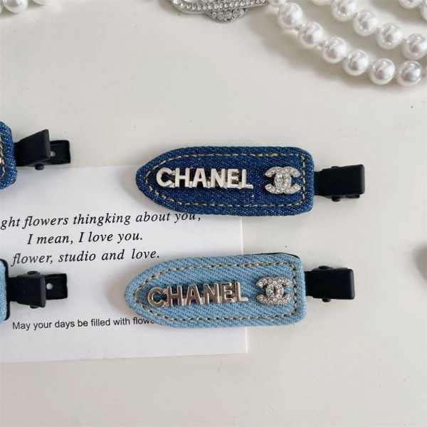 Chanel シャネルハイブランドヘアアクセサリー髪飾り 前髪クリップ  ヘアピン 跡がつかない 前髪クリップ 前髪留め 跡が付かない ヘアクリップ 