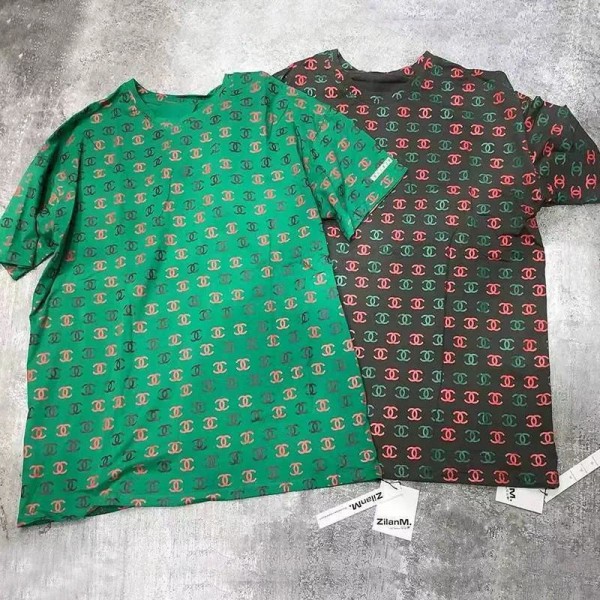 Chanel シャネルブランドtシャツカットソー コピーブランド半袖tシャツブランドtシャツオーバーサイズブランドtシャツ上着カジュアルM - 3XL