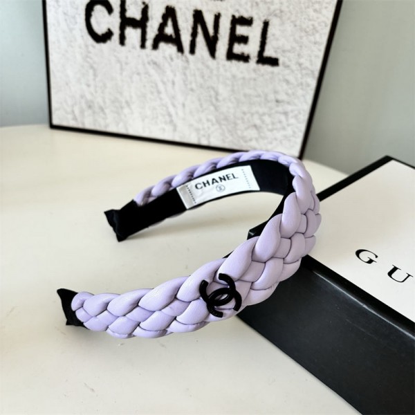 Chanel シャネルブランドカチューシャ 編み 前髪 髪留め ヘアバンド 髪飾り ヘアアクセサリー 滑り止め 痛くない かわいい 軽量で通気性が良い 着用簡単 小顔効果 増量 ウィッグの前髪 普段使い 通勤