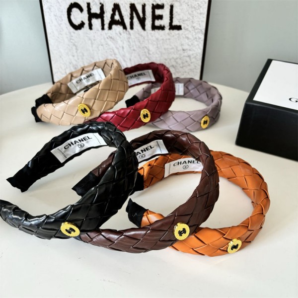 Chanel シャネルブランドカチューシャ 編み 髪留め ヘアバンド 髪飾り ヘアターバン ヘアアクセサリー 滑り止め 痛くない かわいい 軽量で通気性が良い 着用簡単 小顔効果 増量 ウィッグの前髪 普段使い 通勤 通学 