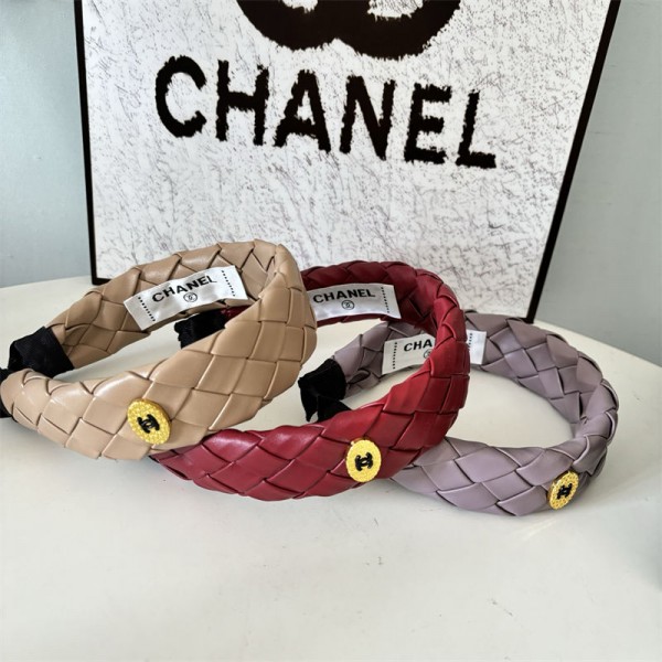 Chanel シャネルブランドカチューシャ 編み 髪留め ヘアバンド 髪飾り ヘアターバン ヘアアクセサリー 滑り止め 痛くない かわいい 軽量で通気性が良い 着用簡単 小顔効果 増量 ウィッグの前髪 普段使い 通勤 通学 