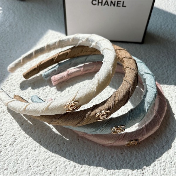 Chanel シャネルハイブランドカチューシャ ヘアバンド レディース 痛くなりにくい 洗顔 メイク ヘアアクセサリー おしゃれ くすみカラー 